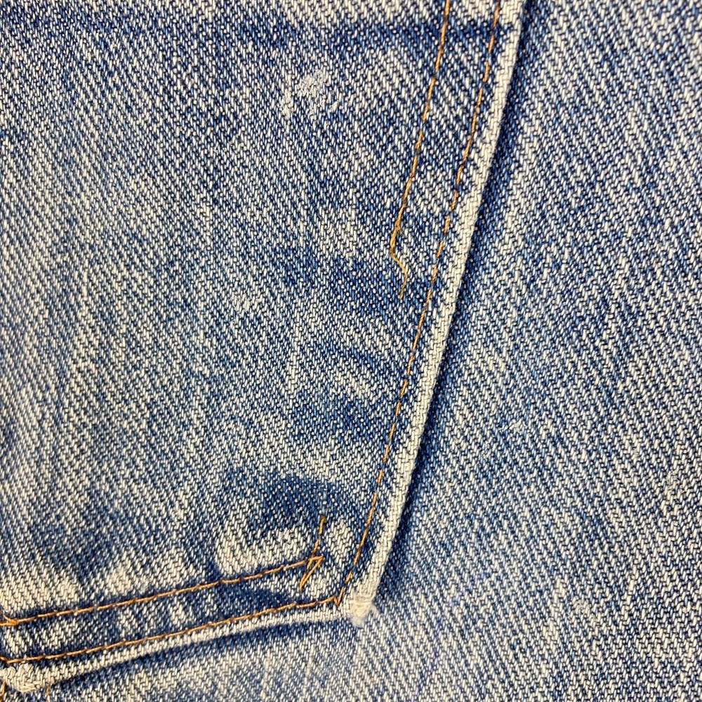 Vintage Blue Denim Sherpa Lined Vest - Picture 9 of 11